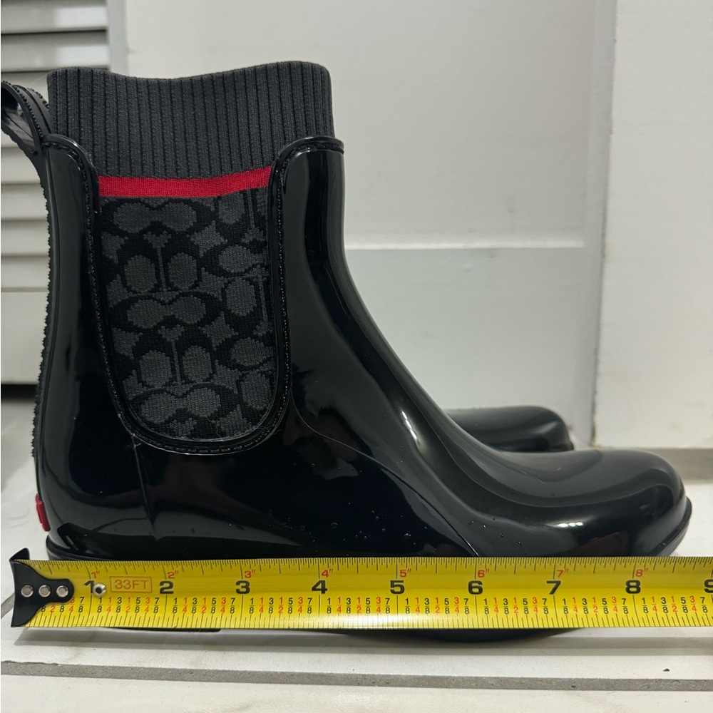 Nwot Patent black coach boots. - Picture 6 of 7